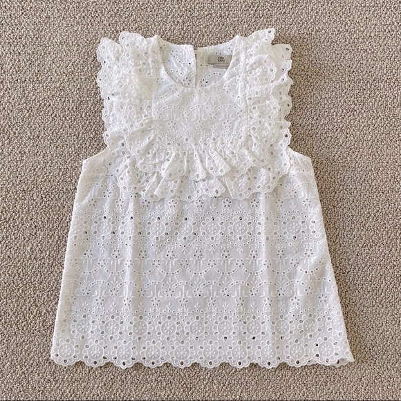 orla kiely Embroidery Anglaise Sleeveless Top - Picture 3 of 12